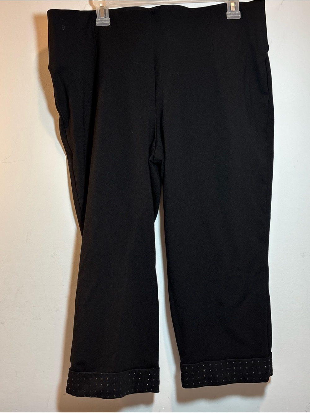 Peter Nygard Black Cropped Ankle Pants 559